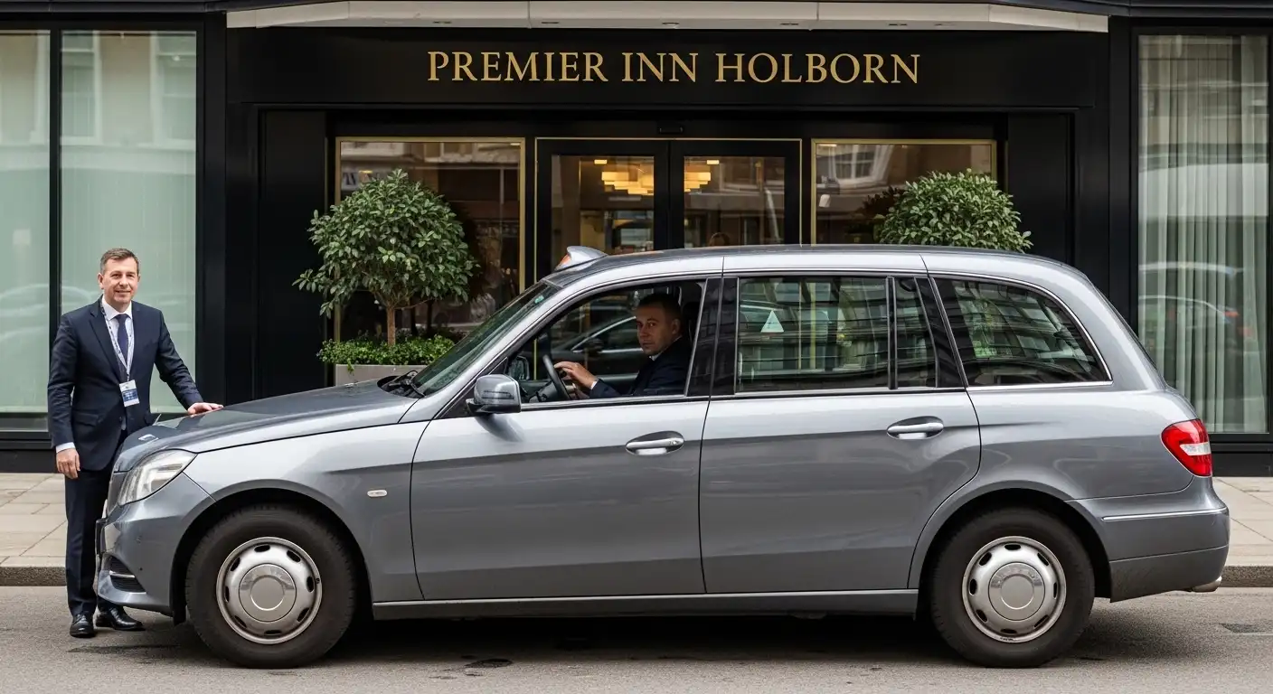 Premier Inn Holborn Taxi to Heathrow T5 Transfers