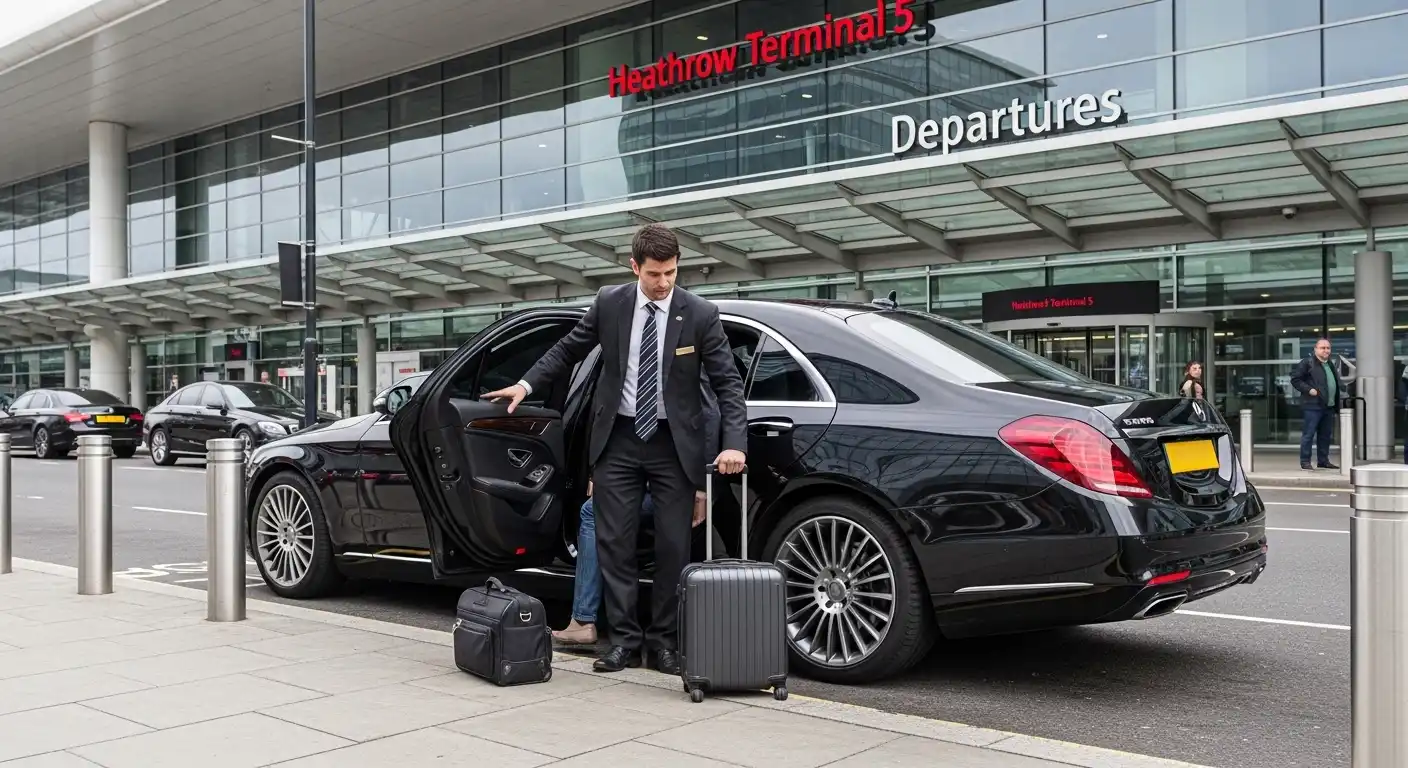 Taxi from OYO London Stratford to Heathrow Terminal 5
