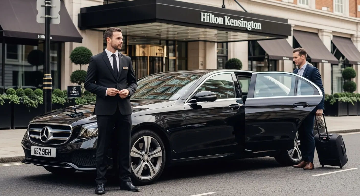 Hilton Kensington Hotel Taxi to Heathrow Terminal 5