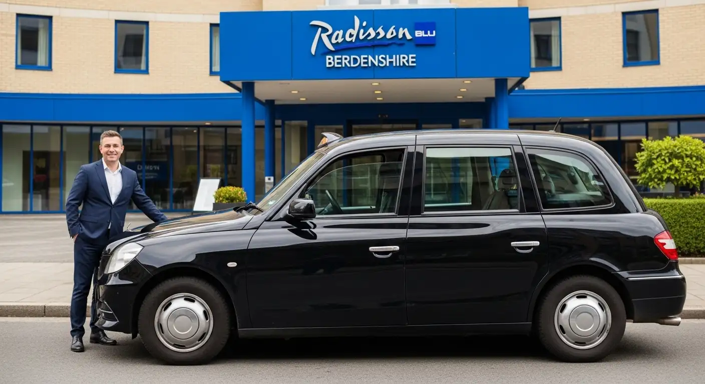 Radisson Blu Berkshire Hotel Taxi to Heathrow Transfer T5