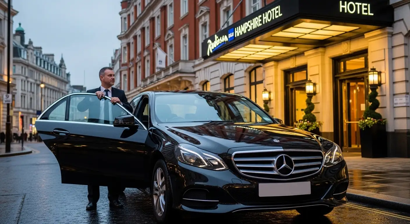 Radisson Blu Hampshire Hotel Taxi to Heathrow Transfers T5