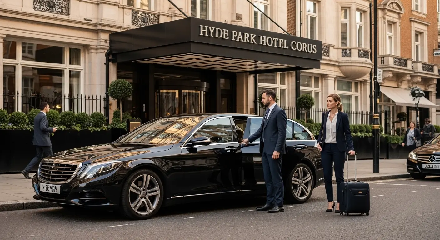 Hyde Park Hotel Corus Taxi to Heathrow Terminal 5