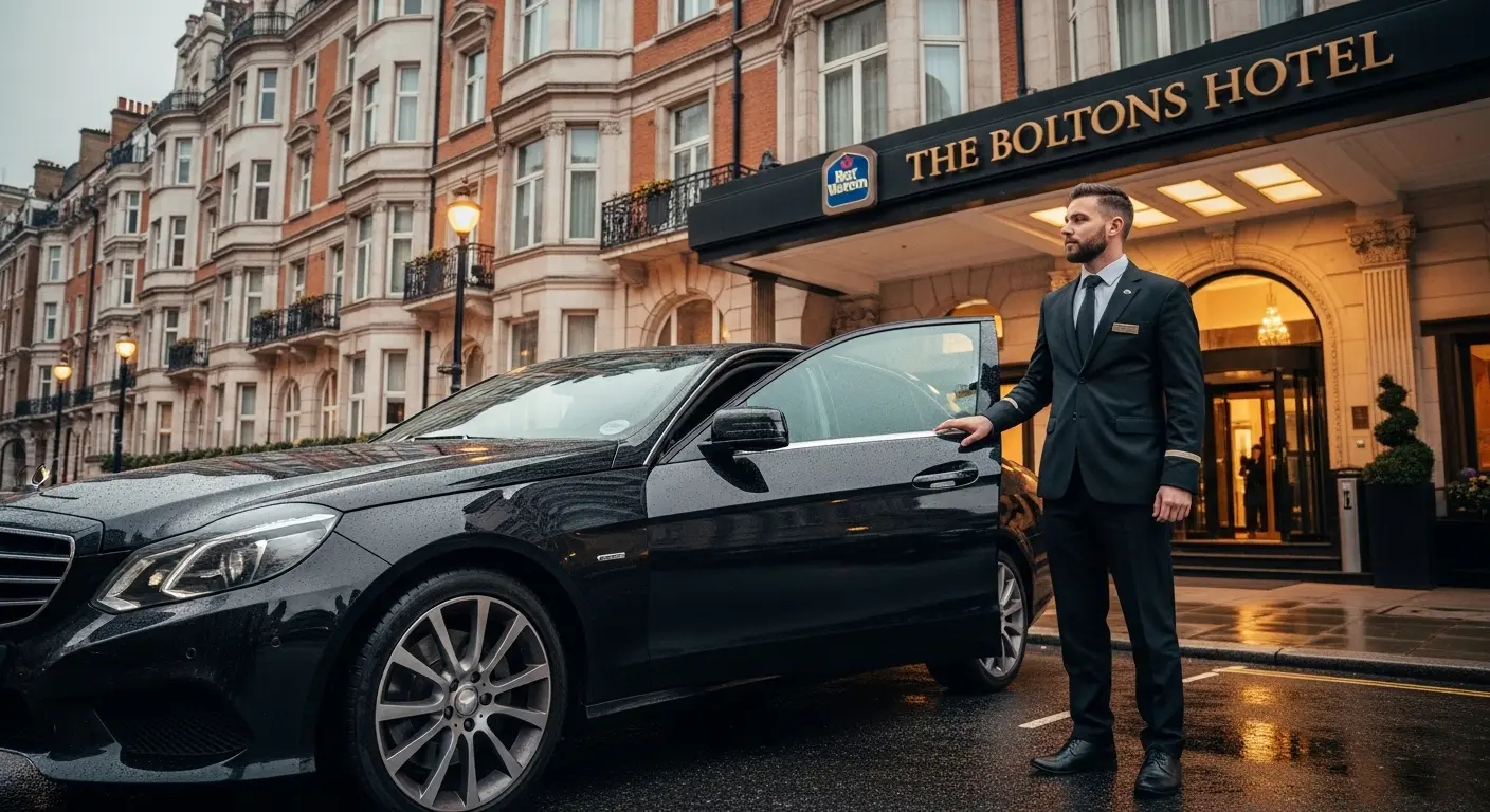 Best Western The Boltons Hotel Taxi to Heathrow T5