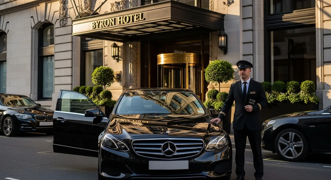 Byron Hotel Taxi to Heathrow Terminal 5 Transfer