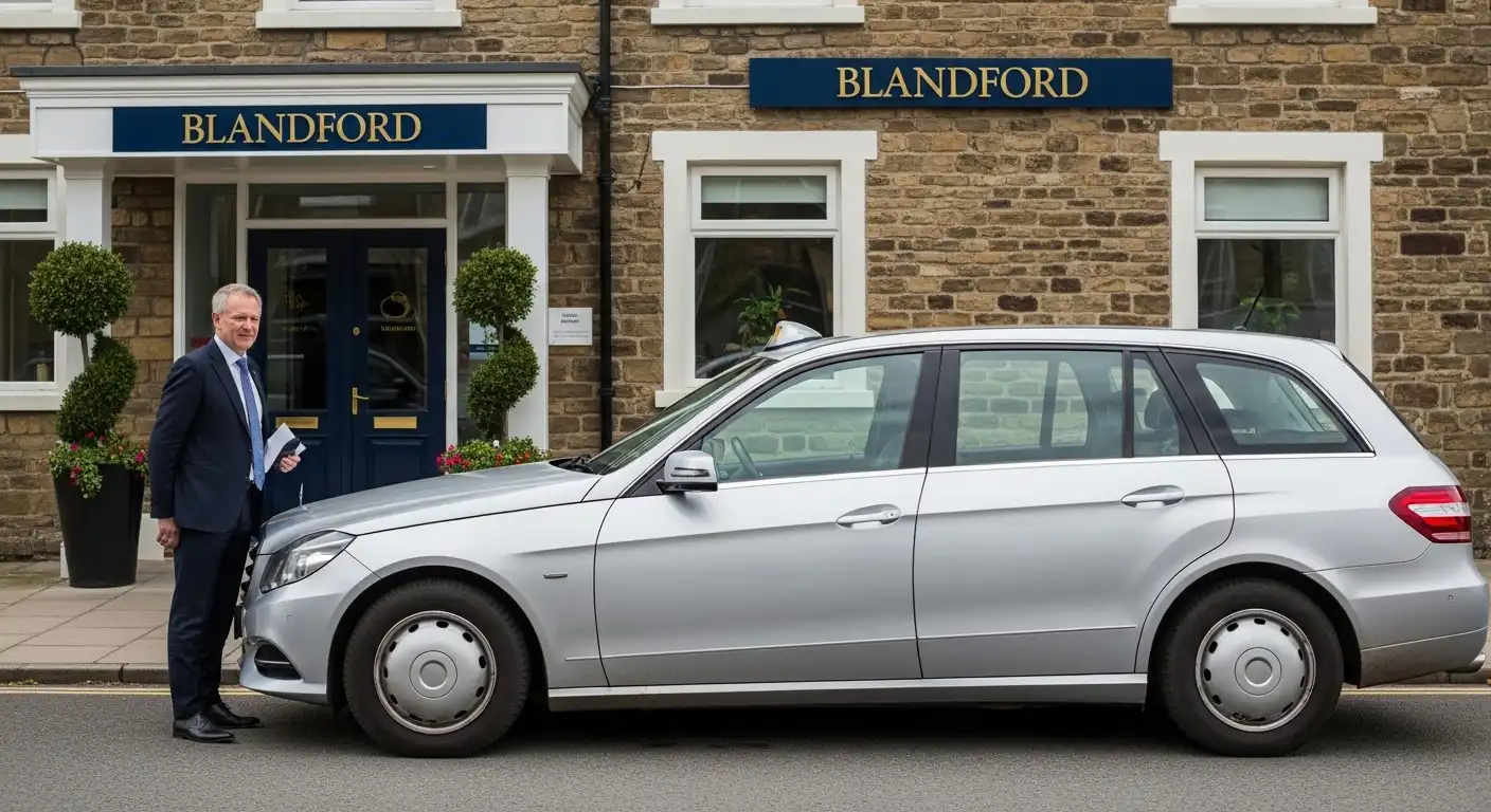 Taxi from Blandford Hotel to Heathrow Airport T5