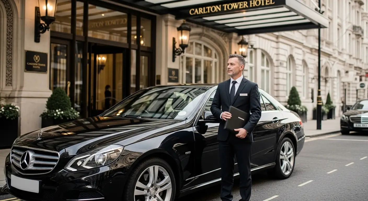 Taxi from Carlton Tower Hotel to Heathrow Terminal 5