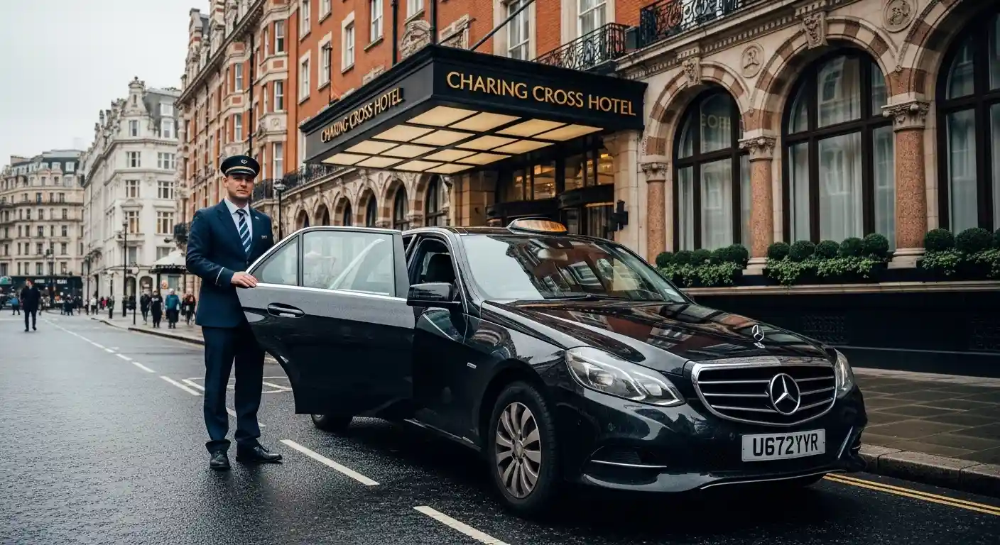 Taxi from Charing Cross Hotel Guoman to Heathrow Terminal 5