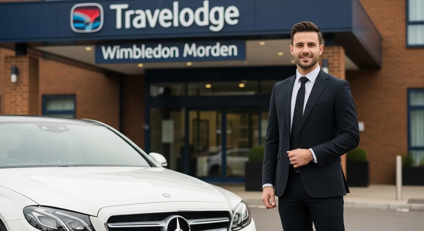 Travelodge Wimbledon Morden Taxi to Heathrow Airport T 5