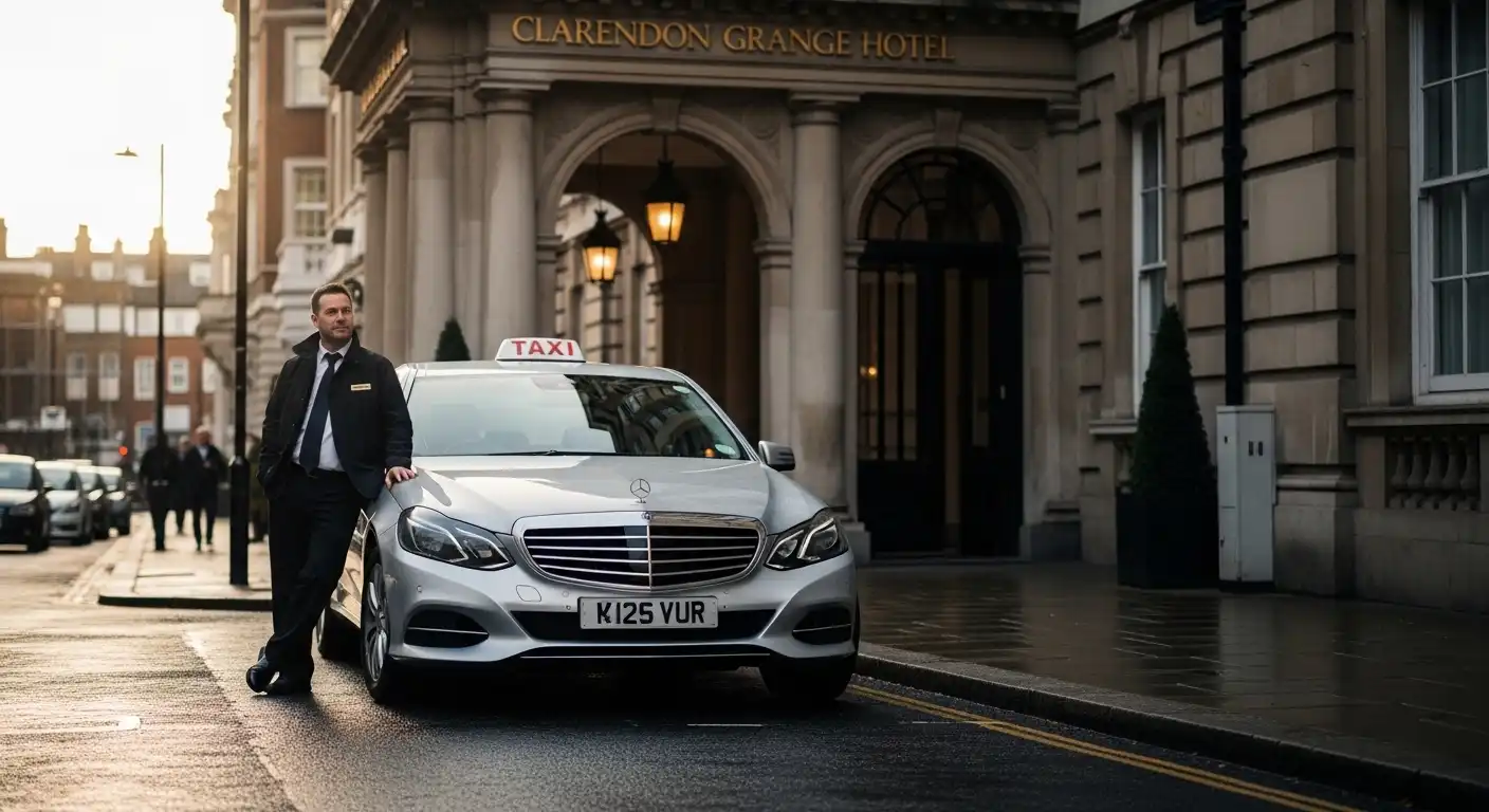 Clarendon Grange Hotel to Heathrow Terminal 5 Taxi Service