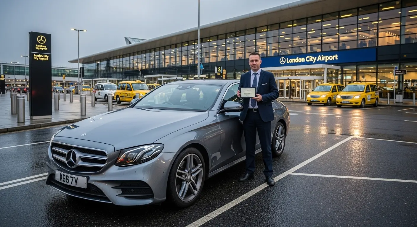 CM8 Witham Taxi to London City Airport Transfers