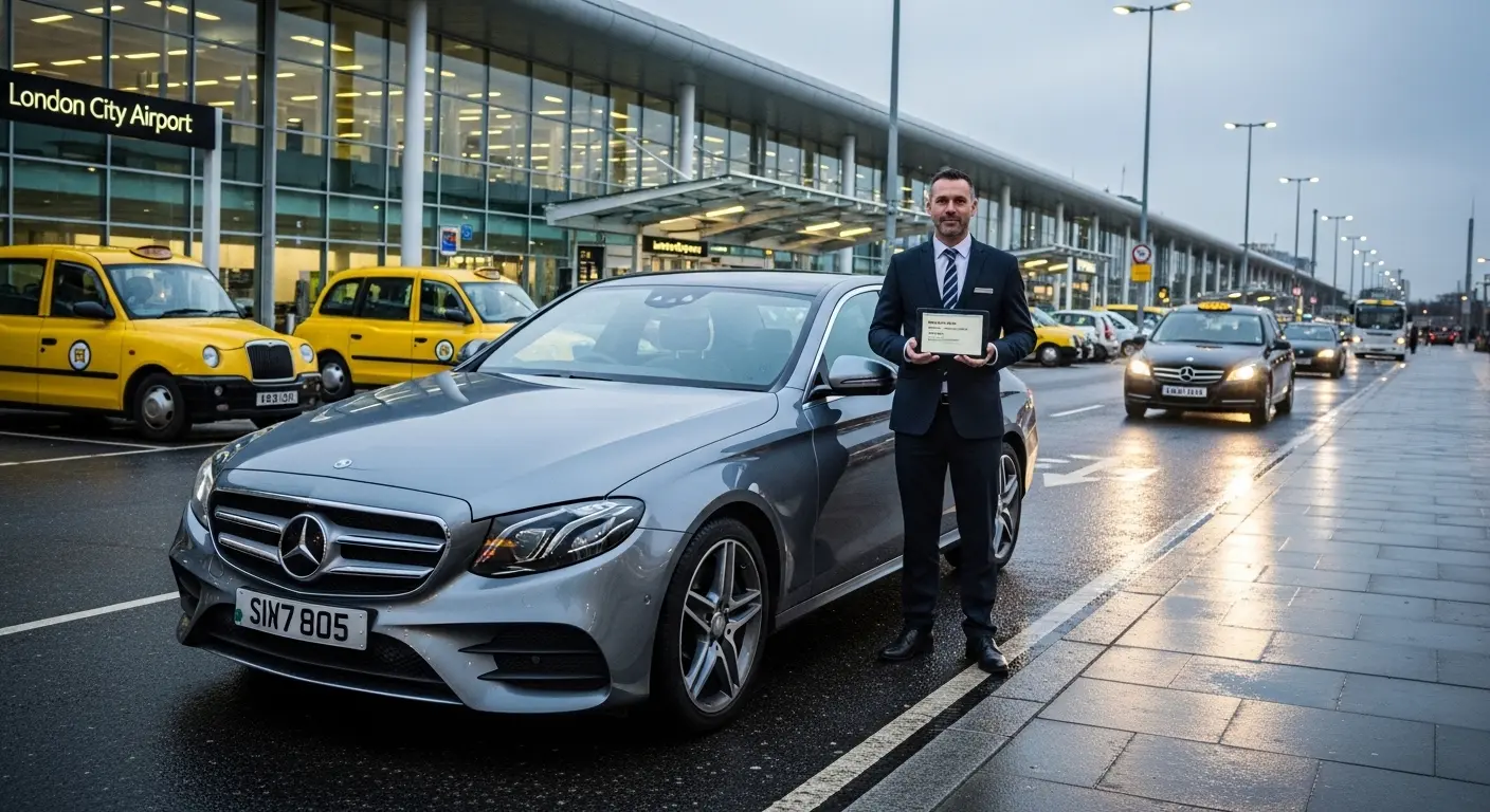CM9 Maldon Taxi to London City Airport Transfers