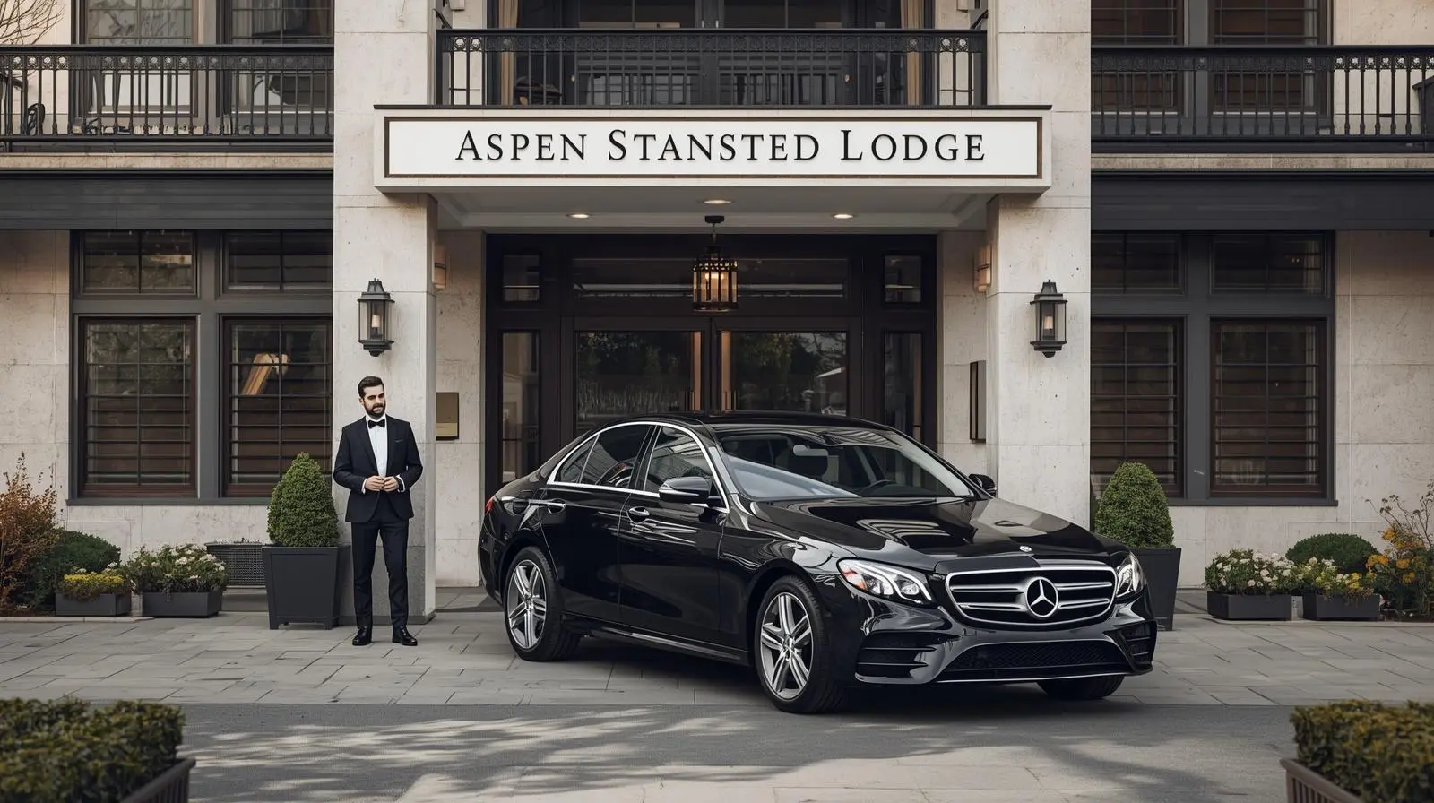 Aspen Stansted Lodgen Taxi to London City Airport