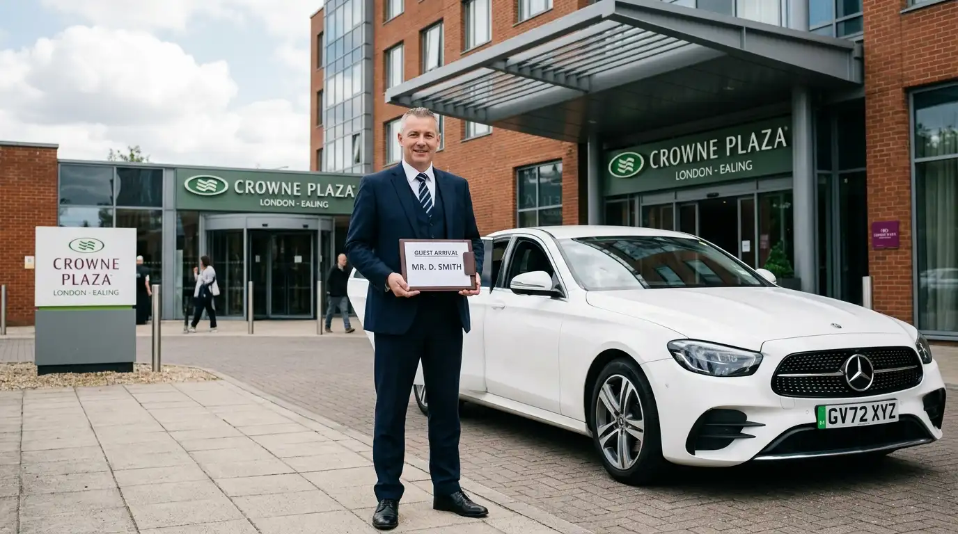 Crowne Plaza Ealing to London City Airport Taxi