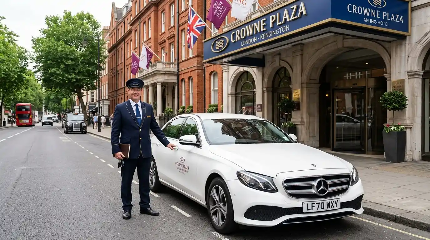 Crowne Plaza Kensington Taxi to London City Airport