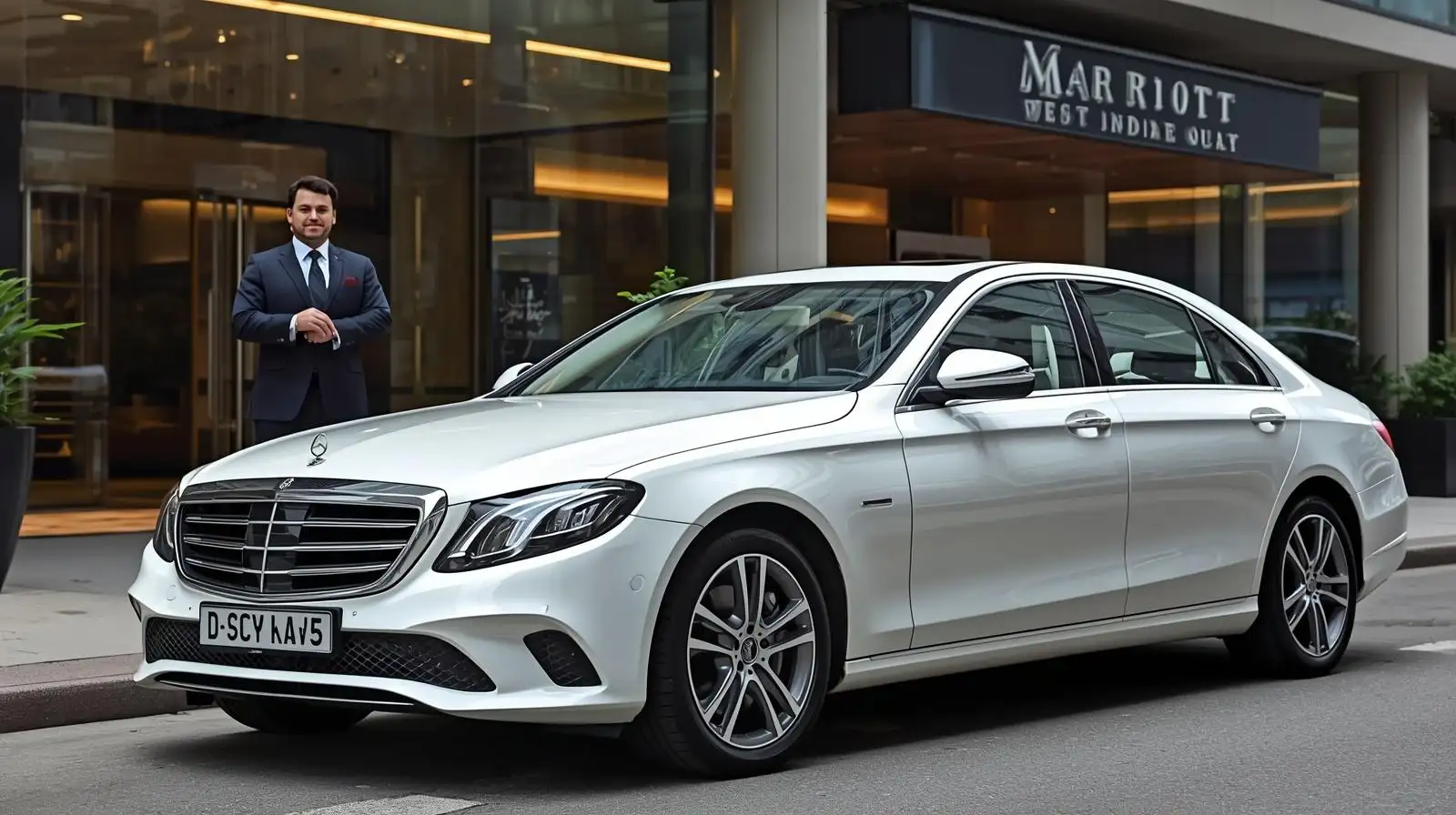 Marriott West India Quay to London City Airport Taxi