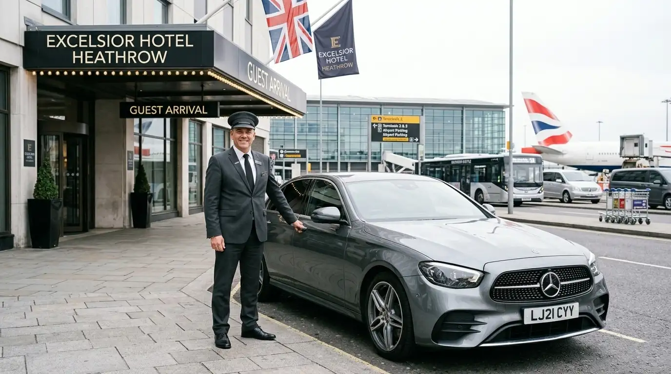 Excelsior Hotel Heathrow Taxi to London City Airport Transfers
