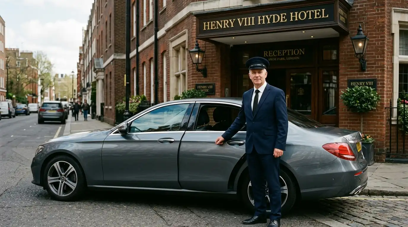 Henry VIII Hyde Hotel Taxi to London City Airport Transfers