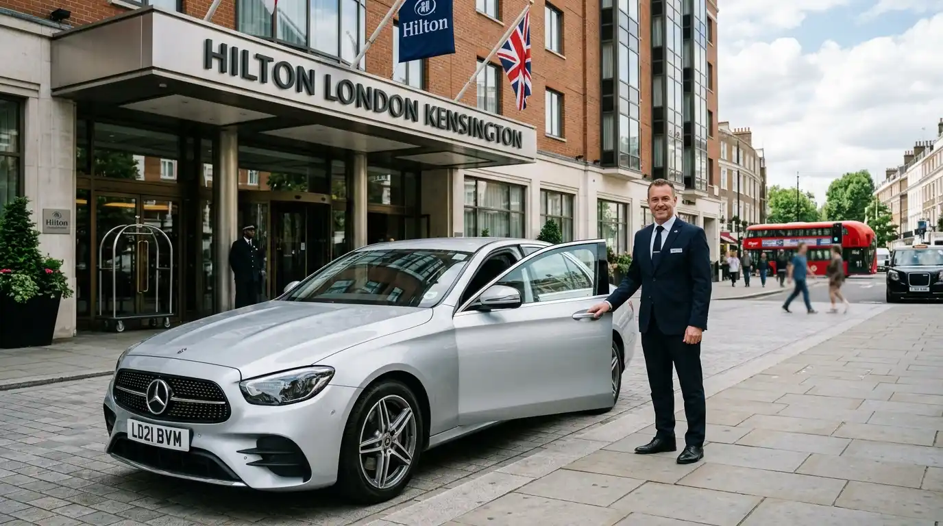 Hilton Kensington Hotel Taxi to London City Airport Transfer