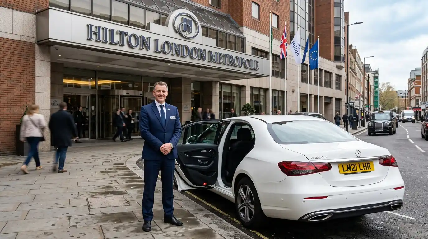 Hilton Metropole Taxi to London City Airport Transfers