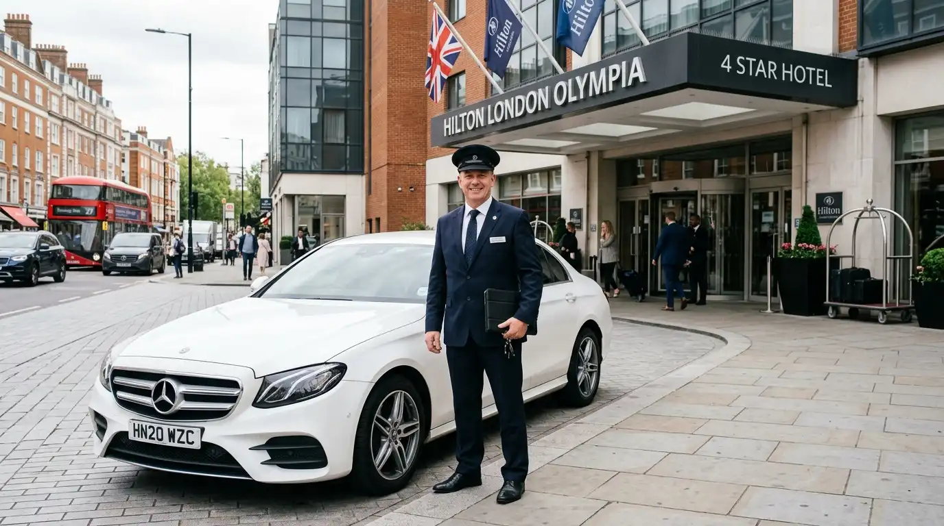 Hilton Olympia Taxi to London City Airport Transfer