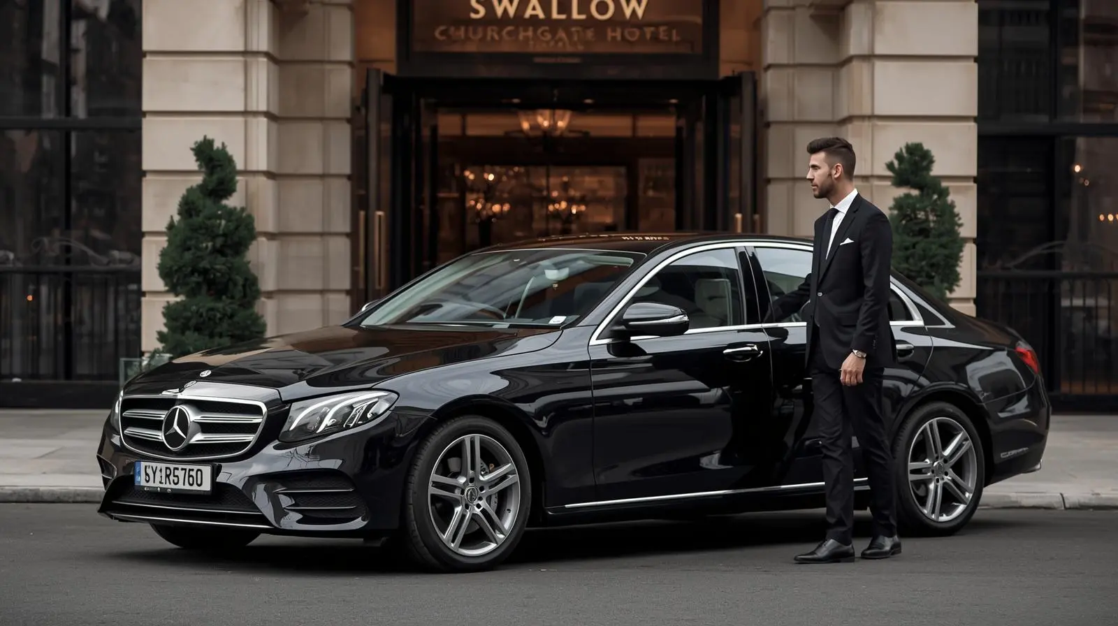 Swallow Churchgate Hotel Taxi to London City Airport