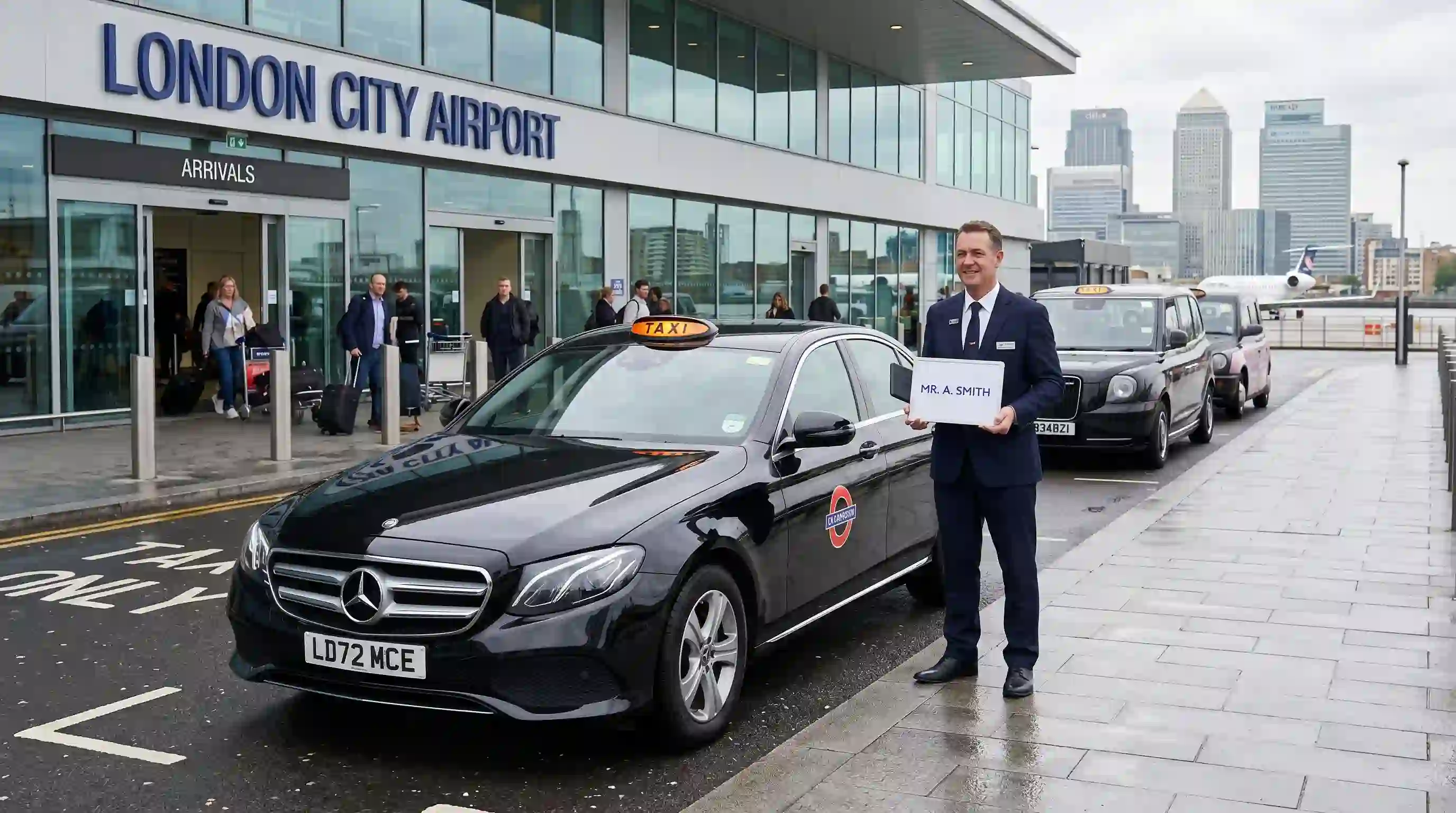 Hampshire Taxi to London City Airport Transfers