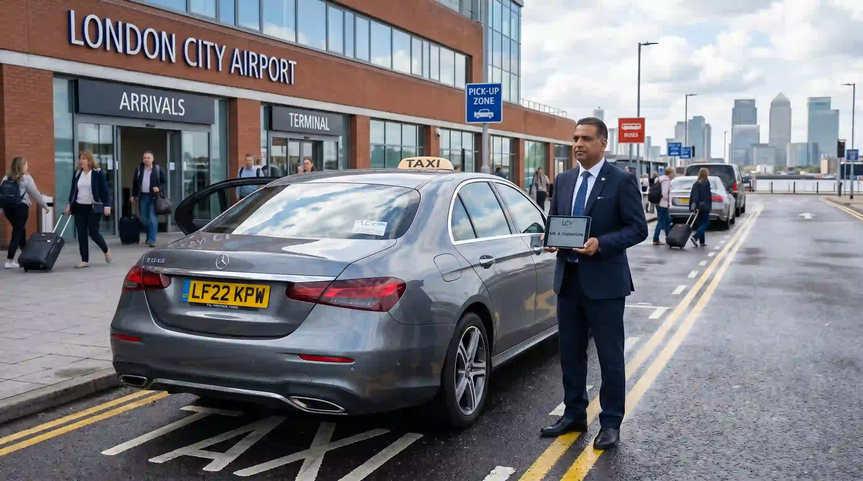 Hilton Mews London Taxi to London City Airport
