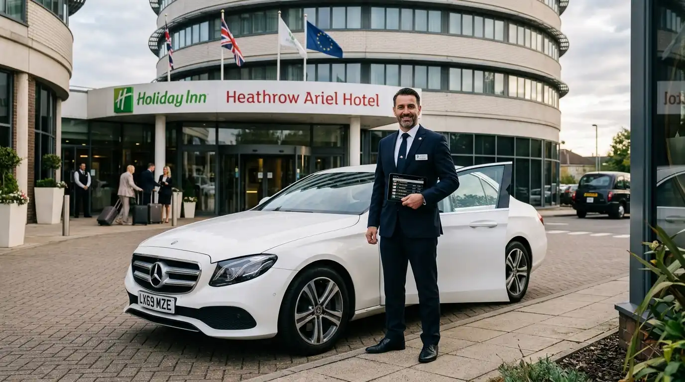 Holiday Inn Heathrow Ariel Hotel Taxi Transfer to London City