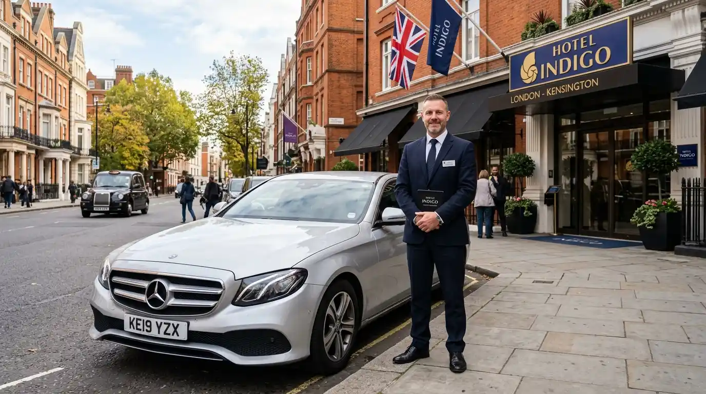 Hotel Indigo Kensington Taxi Transfer to London City Airport