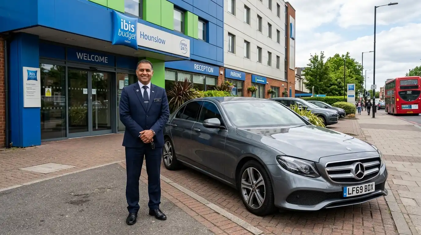 Ibis Budget Hounslo Taxi Transfer to London City Airport