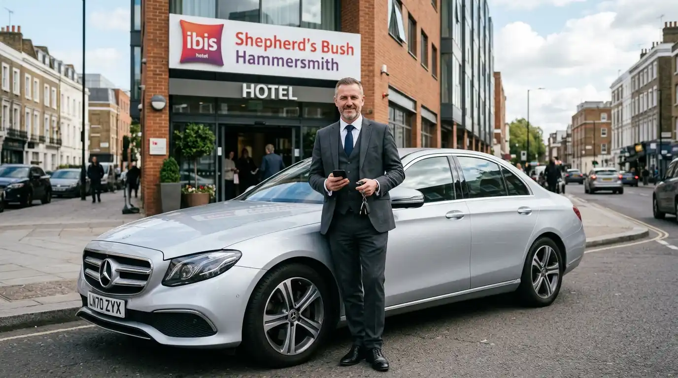 Ibis Shepherds Bush Taxi Transfer to London City Airport