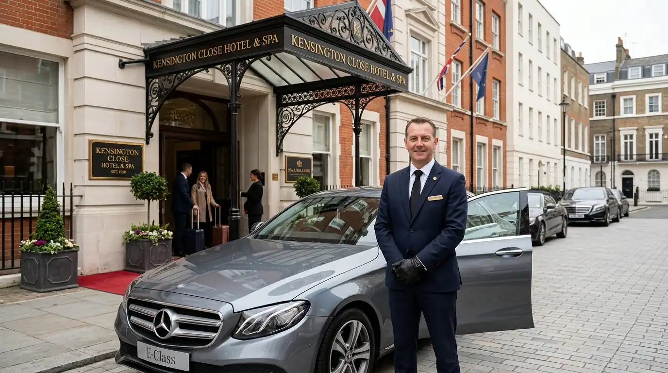Kensington Close Hotel Spa Taxi to London City Airport