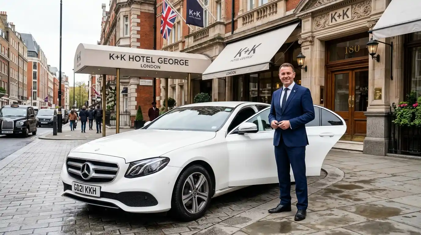 K K Hotel George Taxi Transfer to London City Airport 