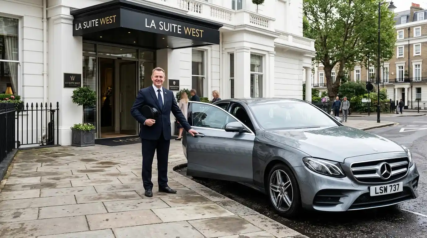 La Suite West Taxi Transfer to London City Airport