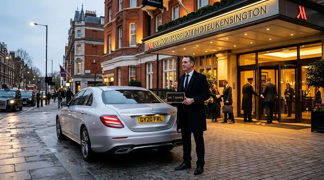 Marriott Kensington Taxi Transfer to London City Airport