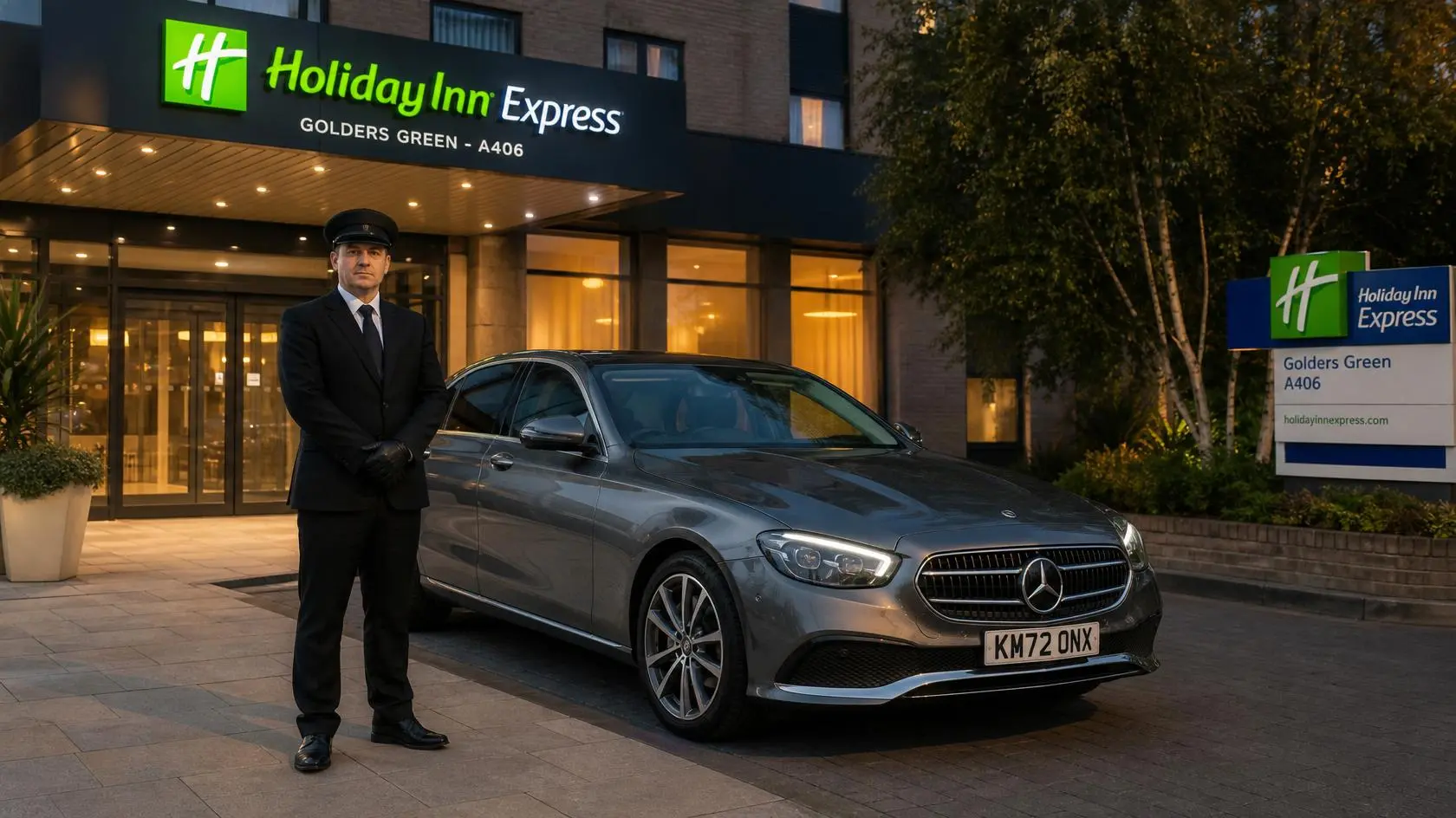 Holiday Inn Express Golders Green A406 Taxi 