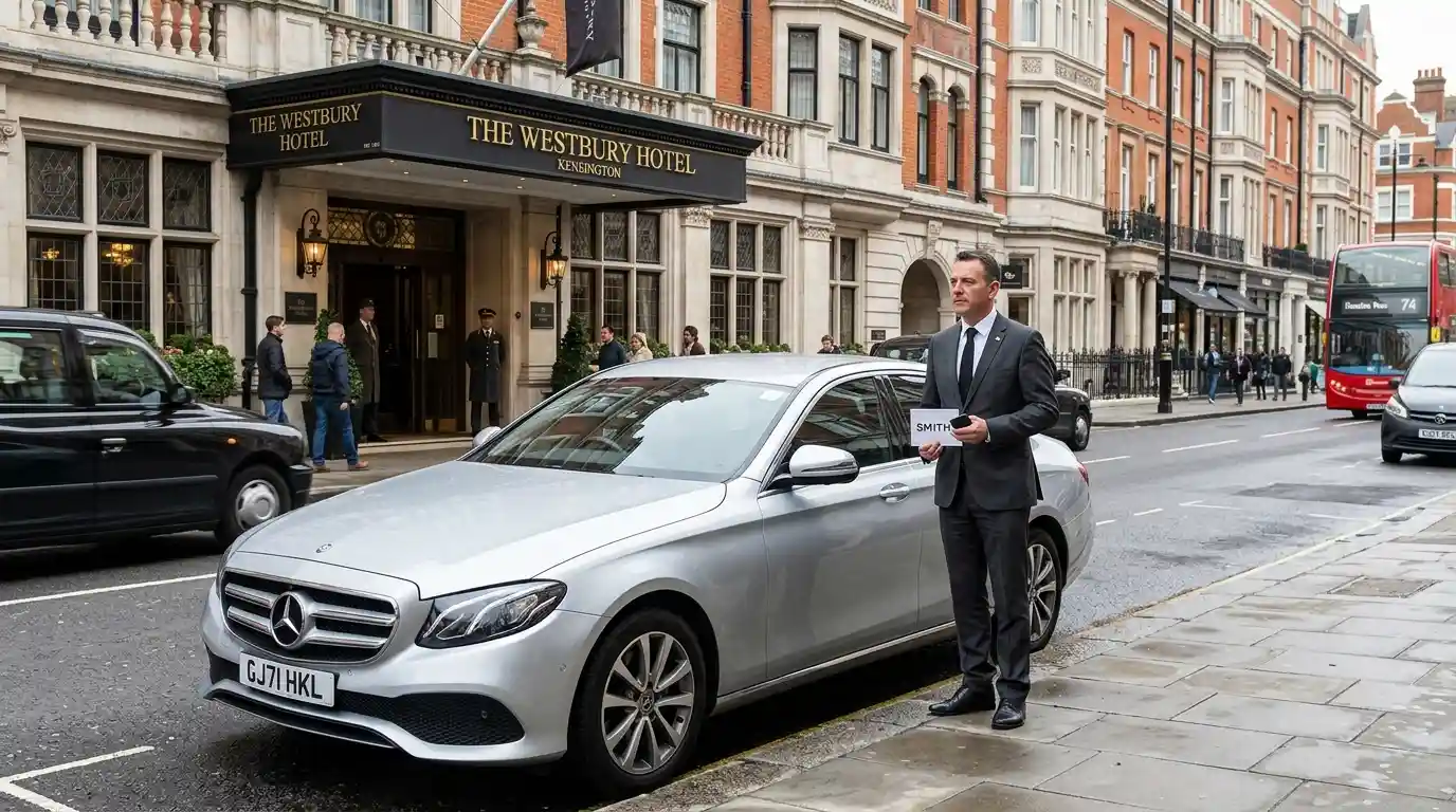 Westbury Hotel Kensington Taxi to London City Airport Transfer
