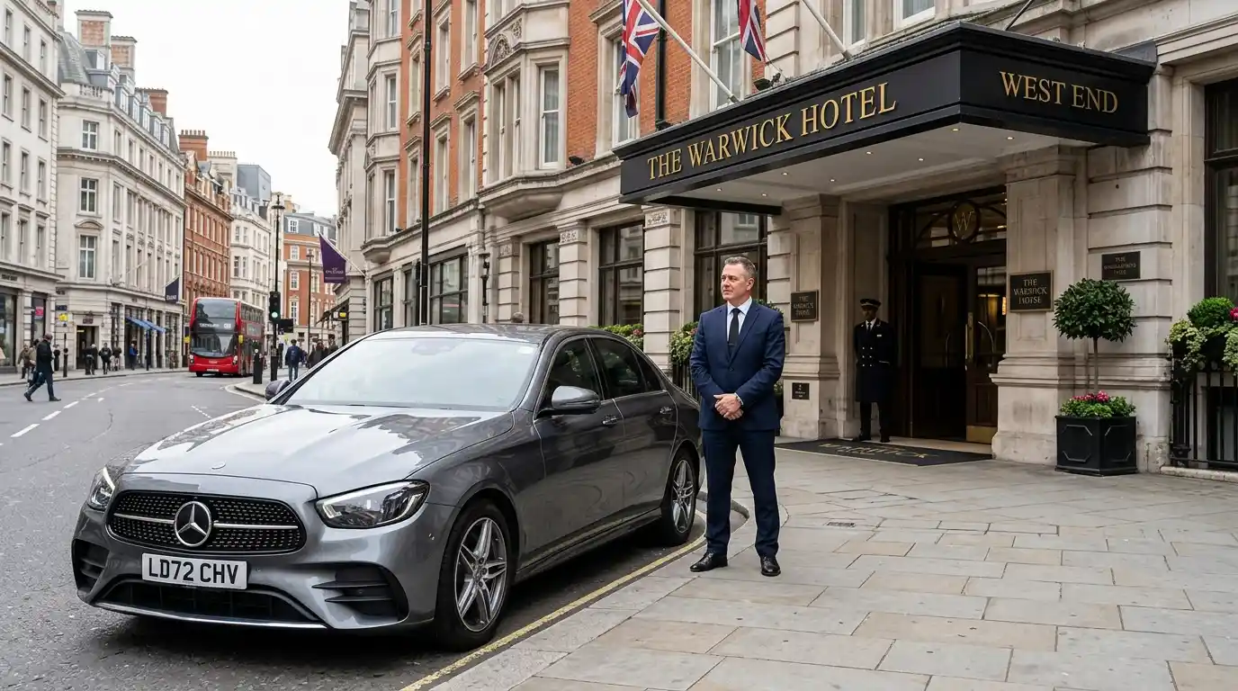Warwick Hotel Taxi to London City Airport Transfer