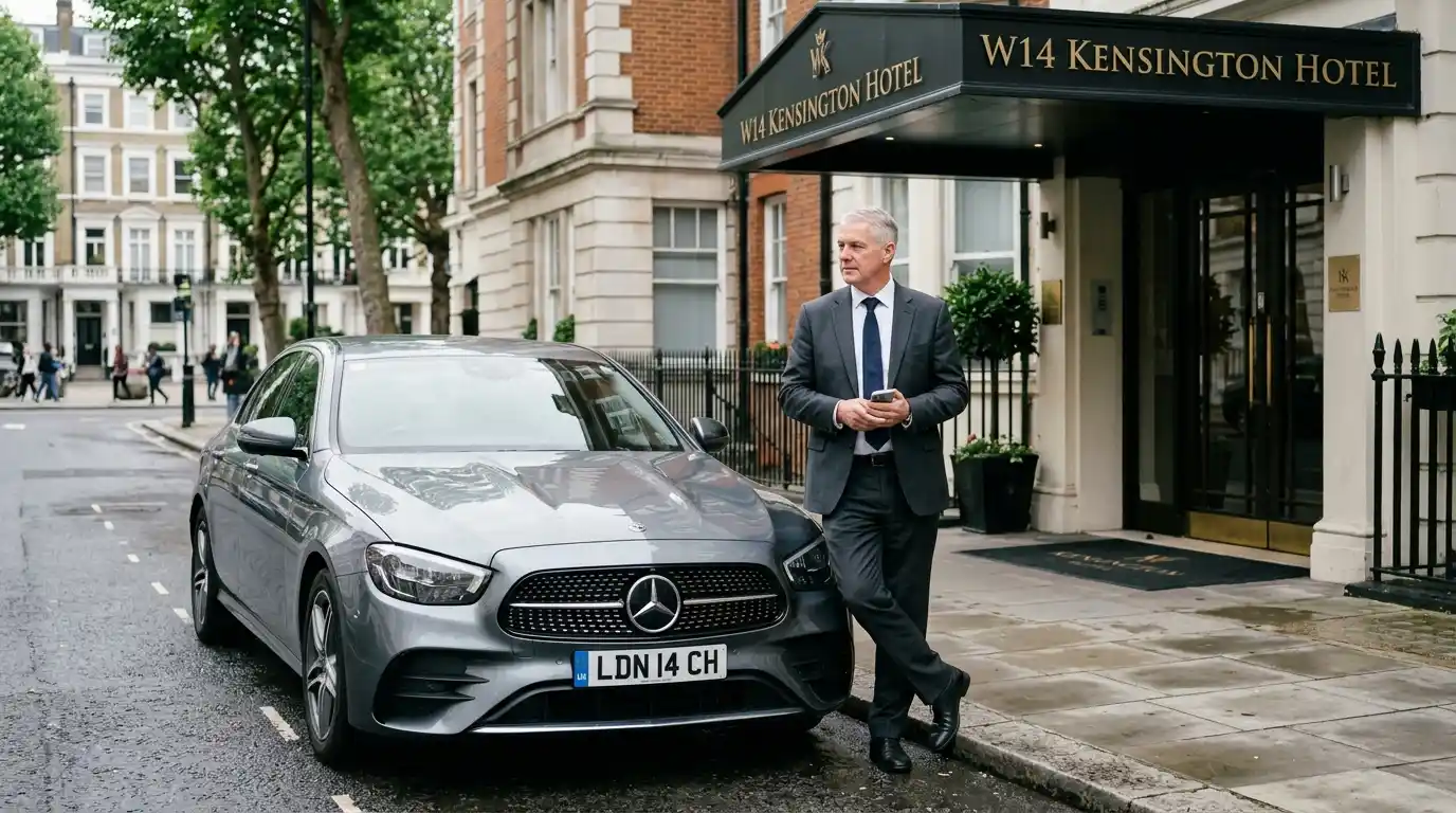 W14 Kensington Hotel Taxi to London City Airport Transfer