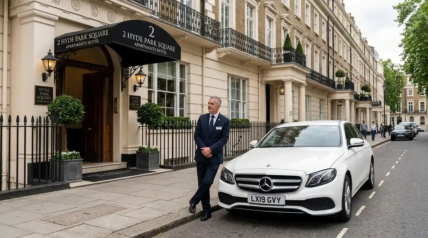 Two Hyde Park Square Apartments Taxi Transfer to LCY