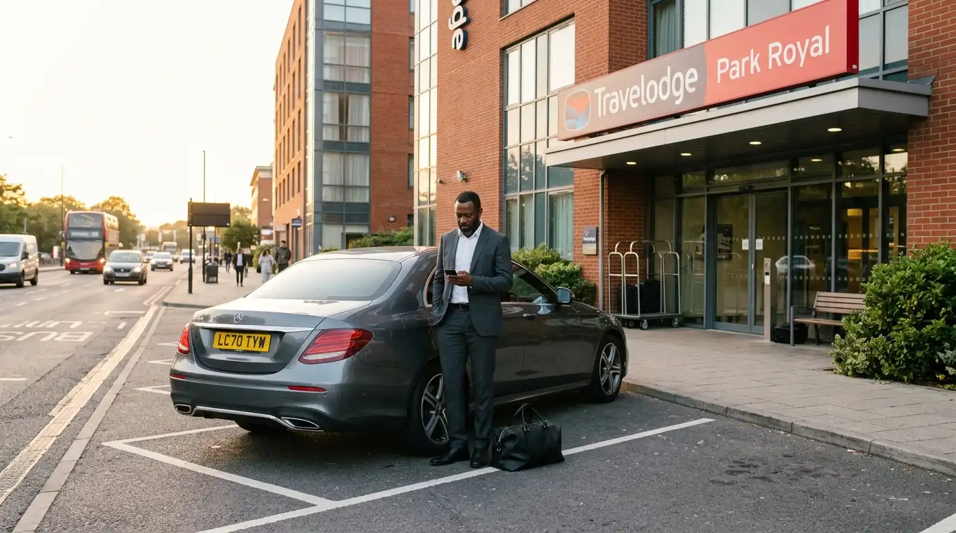 Travelodge Park Royal Taxi Transfer to London City Airport