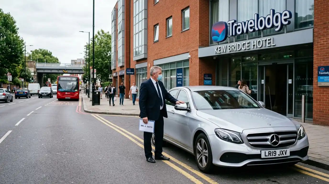 Travelodge Kew Bridge Taxi Transfer to London City Airport
