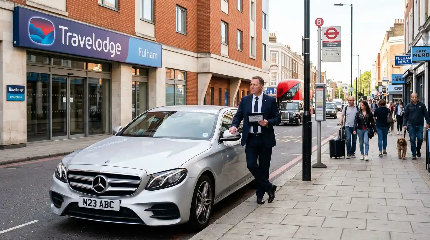 Travelodge Fulham Taxi Transfer to London City Airport