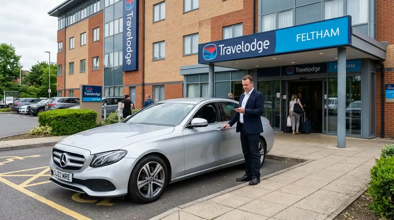 Travelodge Feltham Taxi Transfer to London City Airport