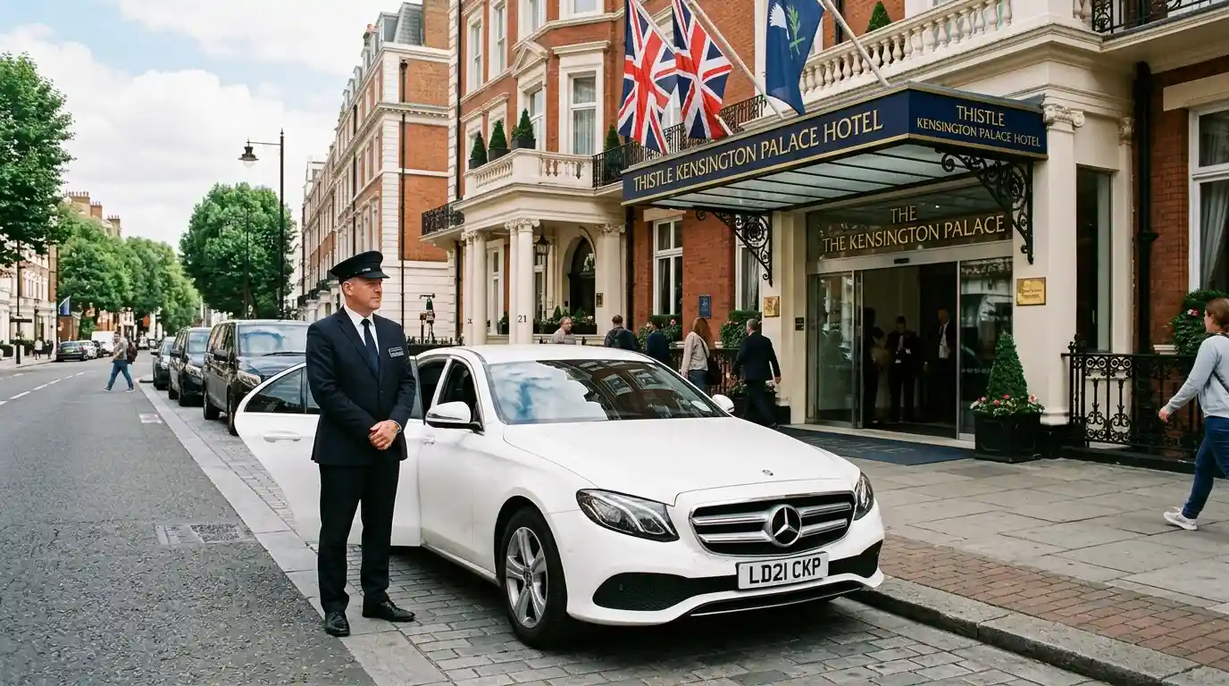 Thistle Kensington Palace Hotel Taxi Traqnsfer to London City