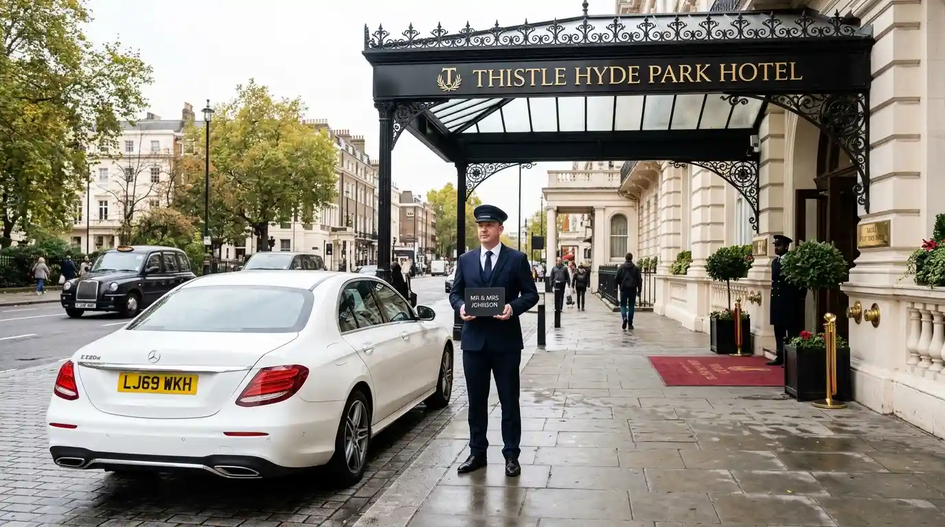 Thistle Hyde Park Taxi Transfer to London City Airport