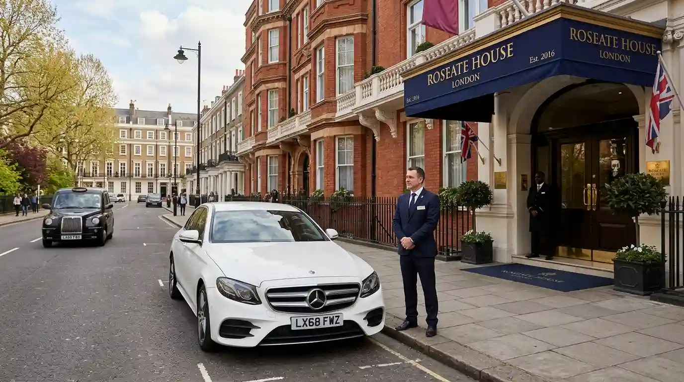 Roseate House London Taxi Transfer to London City Airport