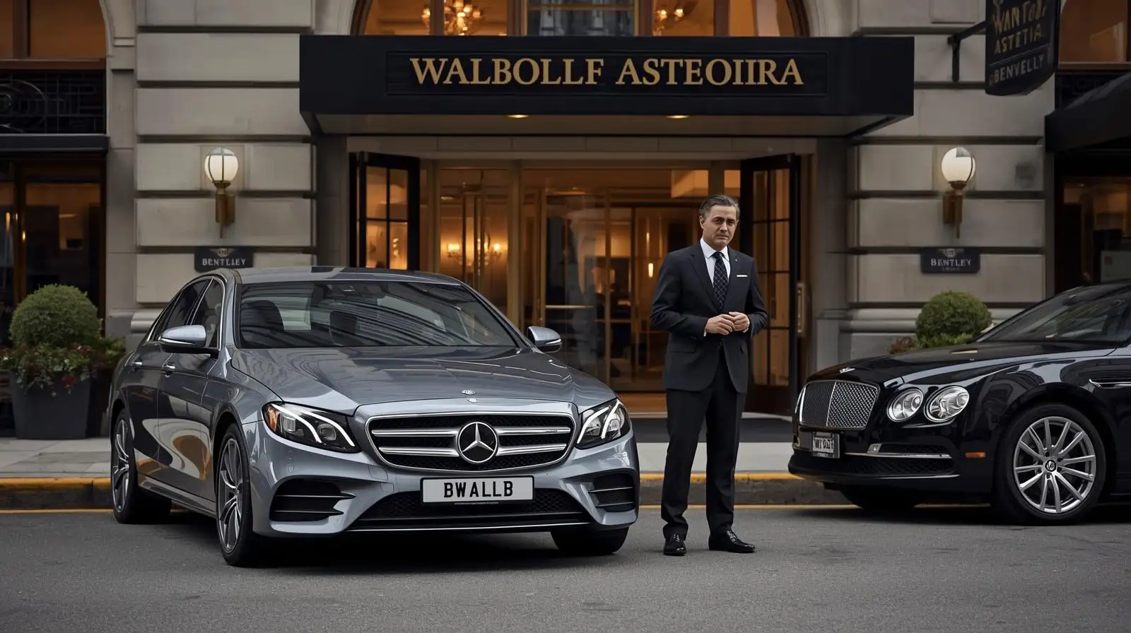 Waldorf Astoria The Bentley Taxi to London City