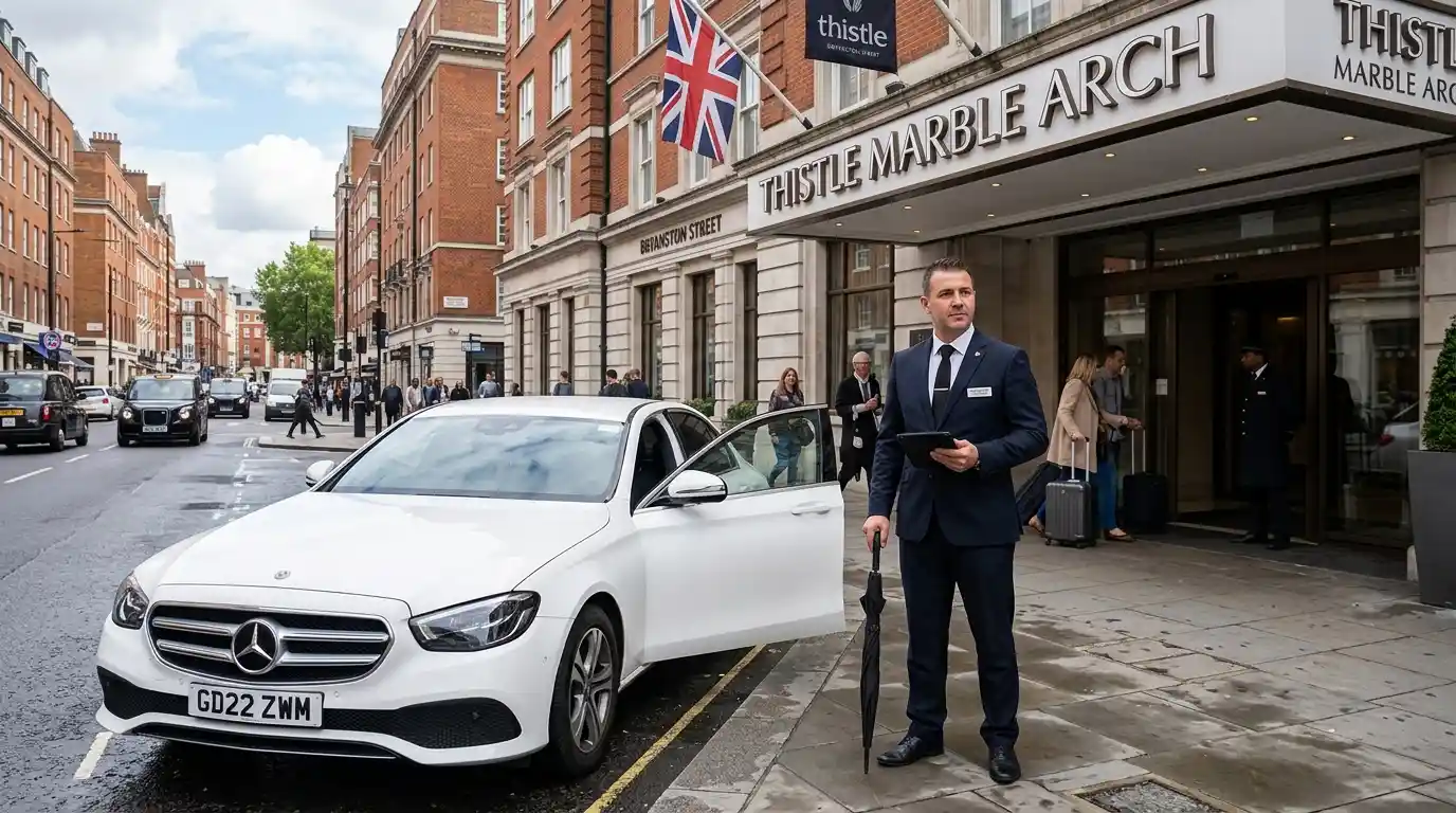 Thistle Marble Arch Hotel Taxi Transfer to London City Airport