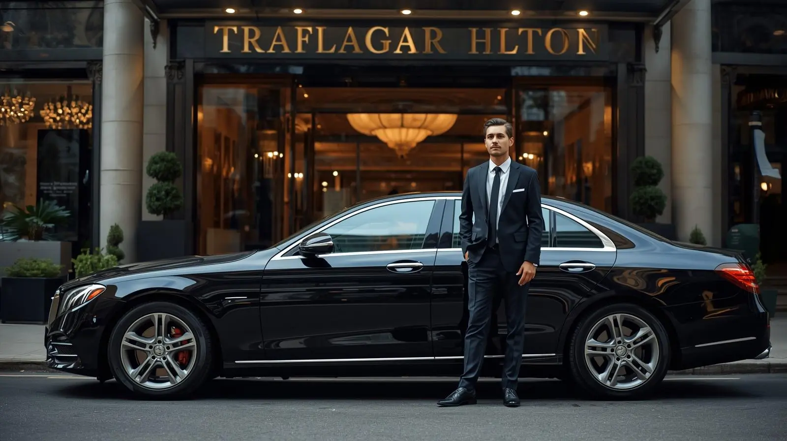 Trafalgar Hilton Hotel Taxi to London City Airport